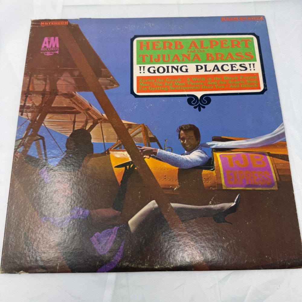 Herb Alpert and the Tijuana Brass Going Places Vinyl LP A&M SP 4112 Stereo 1965